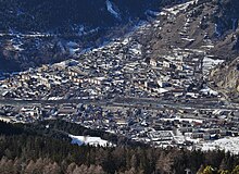 Vue de Modane depuis La Norma.