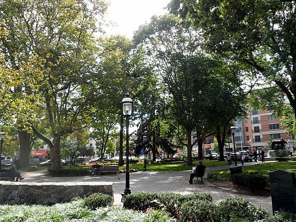 The Morristown Green, a historic park, serves as a gathering place and a center of culture within Morristown, the county seat of Morris County.