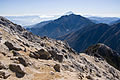 甲斐駒ケ岳より望む鳳凰山