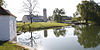 Nallin Farm Springhouse und Bank Barn