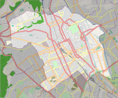 Mapa de localización de Nancy