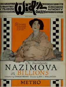 Nazimova dans Billions de Ray C. Smallwood Film Daily 1920.png