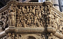 Massacre of the Innocents Nicola, giovanni pisano e altri, pulpito del duomo di siena, 1265-68, strage degli innocenti.JPG