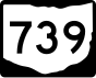 Staatsroute 739 marker