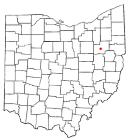 Cantons läge i delstaten Ohio.