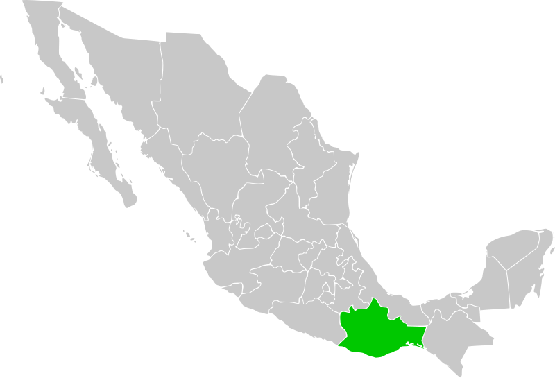 File:Oaxaca en mexico.svg