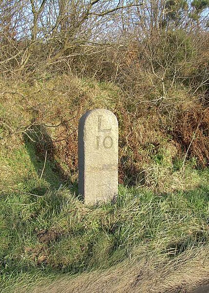 File:Old Milestone by the A395, Wilsey Down - geograph.org.uk - 5623347.jpg