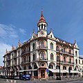 * Nomination: Astoria Grand Hotel, Oradea, Romania --Chainwit. 21:11, 18 April 2023 (UTC)  Comment Ok but slightly tilted on the right side. --Imehling 09:28, 19 April 2023 (UTC) * * Review needed