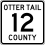 Thumbnail for File:Otter Tail County Route 12 MN.svg