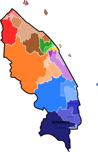 <span class="mw-page-title-main">Kemaman (federal constituency)</span> Malaysian federal constituency, including Kemaman, Kemasik, Kertih, Kijal, Chukai and Air Putih