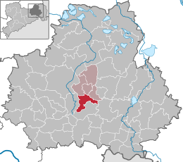 Panschwitz-Kuckau - Carte