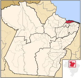 Ligging van de Braziliaanse microregio Salgado in Pará