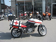 Paramedic Suzuki V-Strom 650 in Serbia