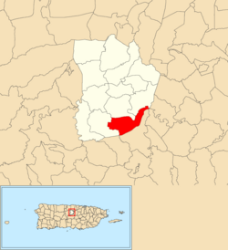 Perchas, Morovis, Puerto Rico locator map.png