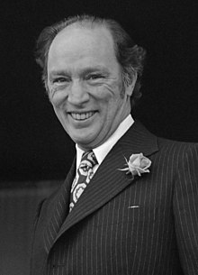 The NFB suffered from budgetary problems during Pierre Trudeau's tenure as prime minister Pierre Trudeau (1975).jpg