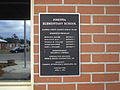 Pinetta Elementary School Plaque