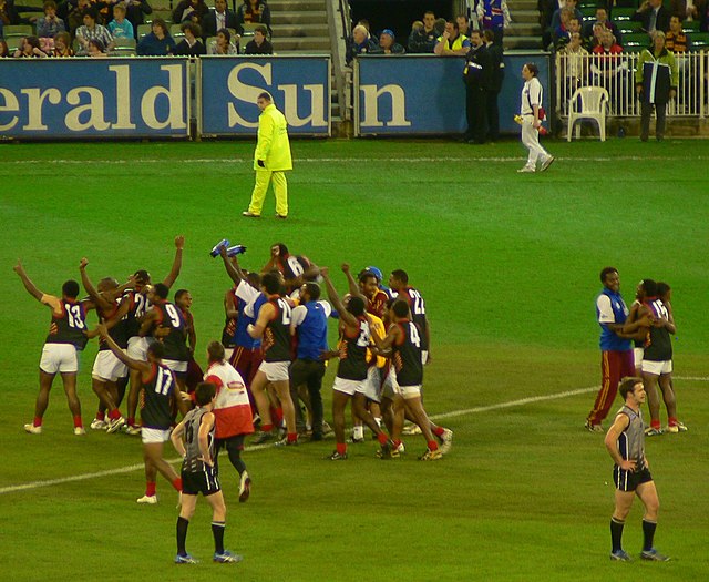 The Mosquitos celebrate winning the 2008 International Cup after the siren in a thriller at the MCG against New Zealand