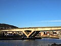 Vue du pont sur la ria de Pontevedra