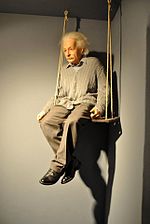 Miniatuur voor Bestand:Prága, Panoptikum, Einstein.jpg