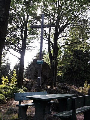 Summit cross on the Predigtstuhl