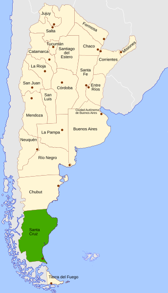 File:Provincia de Santa Cruz - localización en Argentina.svg