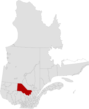 Quebec MRC La Tuque location map.svg