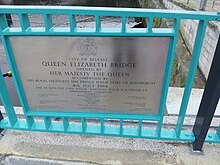 Queen Elizabeth Bridge Belfast Plaque Queen Elizabeth Bridge Belfast Plaque.jpg