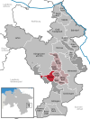 Lage der Gemeinde Räbke im Landkreis Helmstedt