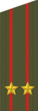 Shoulder boards of a Russian podpolkovnik