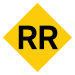RR Train - Yellow diamond.svg