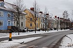 Sankt Sigfridsgatan med fontellare.