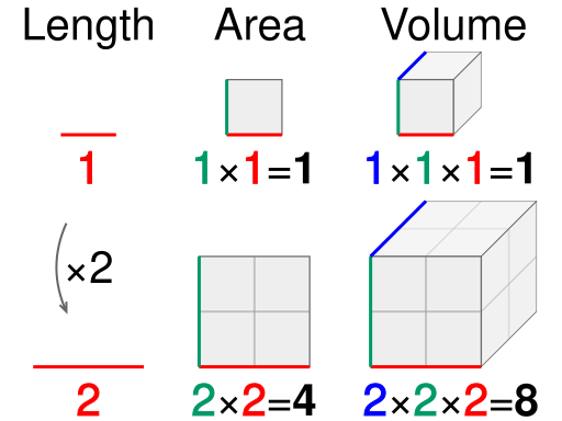 File:Relationship between length and area and volume.svg