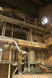 A working replica of a Newcomen engine at the Black Country Living Museum Replica Newcomen engine, Black Country Living Museum - geograph.org.uk - 601064.jpg