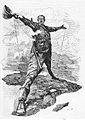 Image 3Cecil Rhodes wishes for a railway stretching across the continent from the Cape of Good Hope to Egypt. (from Political cartoon)