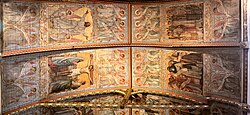 The chancel ceiling by Westlake