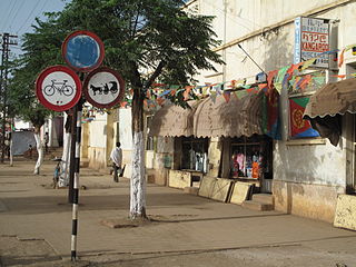 Mendefera Town in Debub, Eritrea