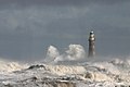 Roker Pier lighthouse, where the river meets the sea