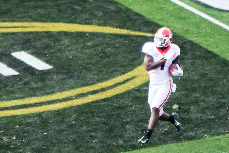 File:Rose Bowl 2018 - Sony Michel scores Georgia's first touchdown.jpg