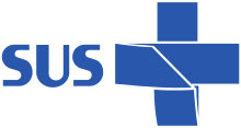 SUS official symbol, the Brazilian publicly funded health care system SUS apenas preenchimento.svg