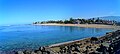 Panorama sur la plage de Saint Pierre