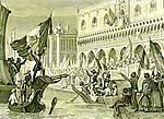 Ausrufung der Repubblica di San Marco in Venedig