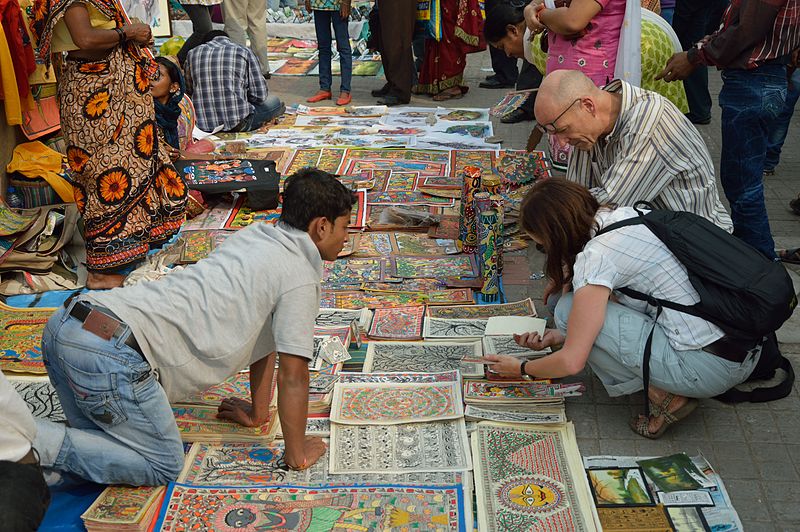 File:Scroll Painting Section - International Kolkata Book Fair 2013 - Milan Mela Complex - Kolkata 2013-02-03 4288.JPG