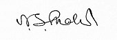 signature de Nathaniel Southgate Shaler