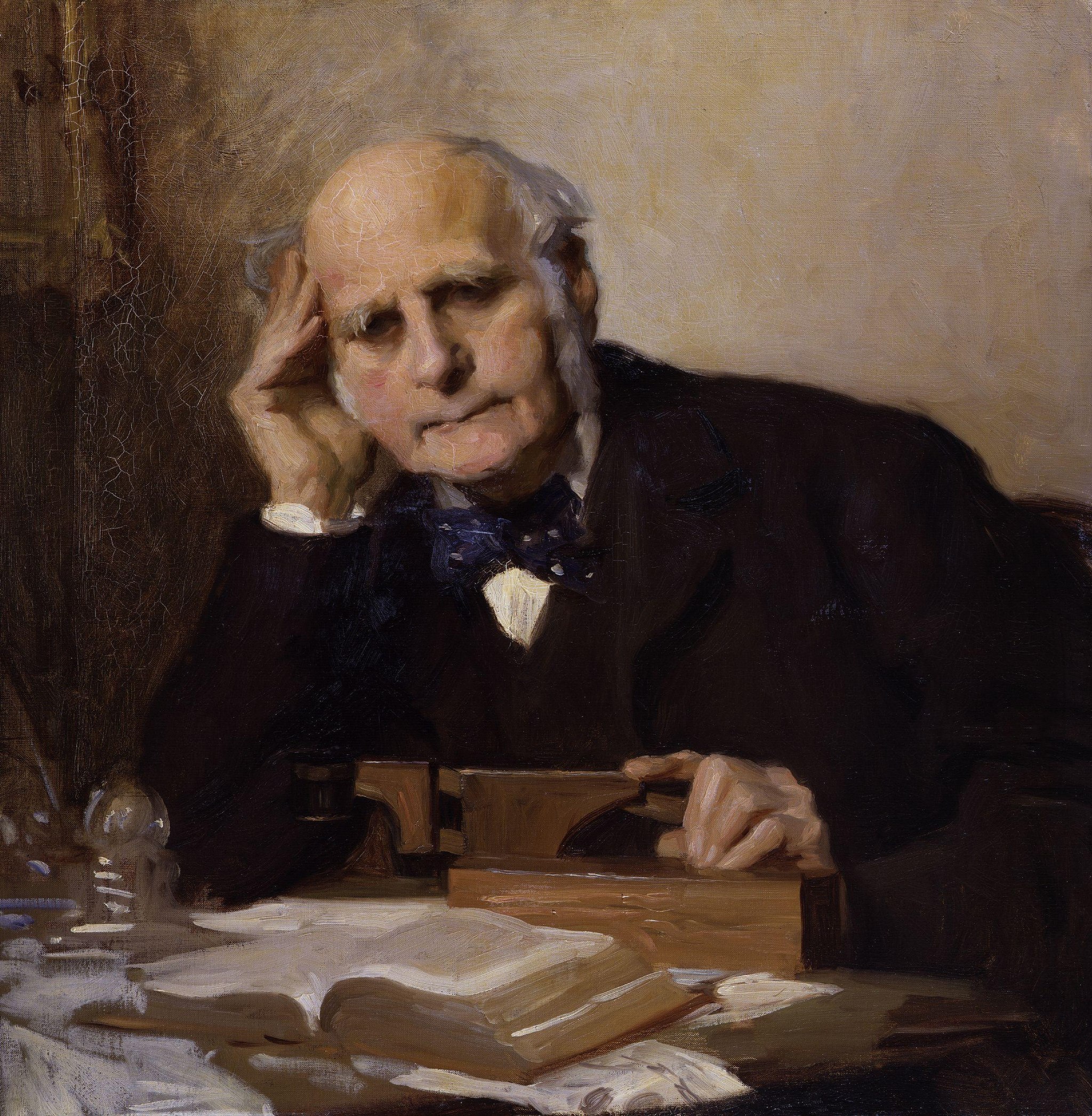 Sir Francis Galton by Charles Wellington Furse
