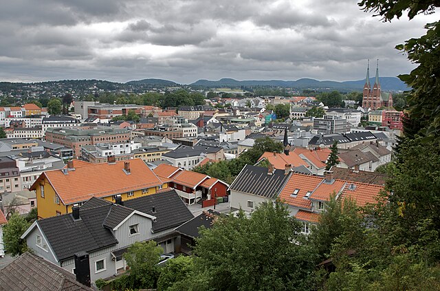 View of the city centre