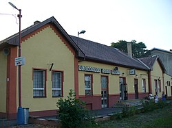 Bahnhof in Slovenské Nové Mesto