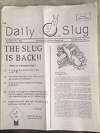 Daily Slug-тің 1-беті