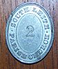 Communion token from South Leith Parish Church