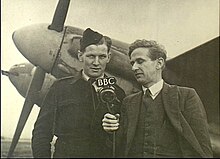 BBC interview in March 1945 Squadron Leader Dunkley of 464 Squadron RAAF France Mar 1945 P00903.005.jpg