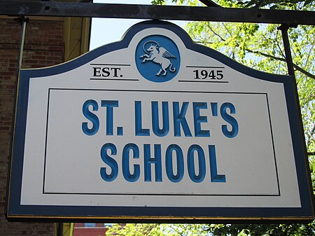 St. Luke's School Sign